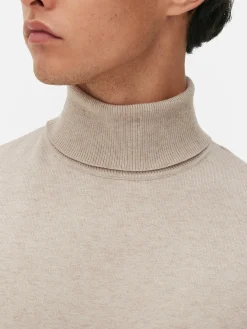 Jersey De Cuello Vuelto En Tejido De Punto Fino