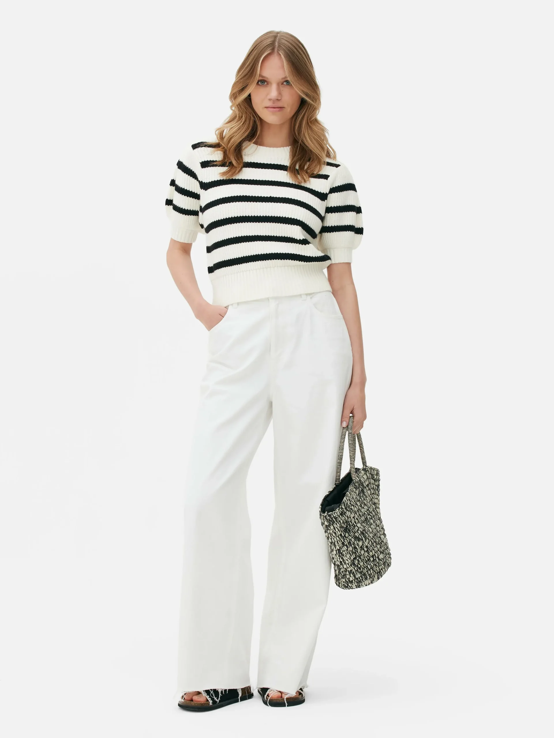 Jersey De Manga Abombada A Rayas