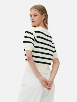 Jersey De Manga Abombada A Rayas