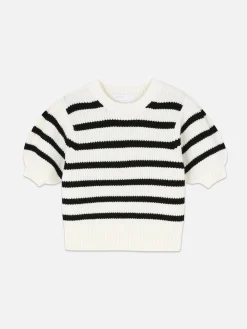 Jersey De Manga Abombada A Rayas