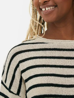 Jersey De Punto A Rayas