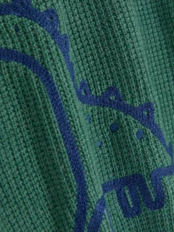 Jersey De Punto Con Dinosaurio