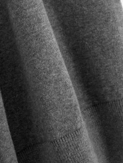 Jersey De Punto Con Media Cremallera