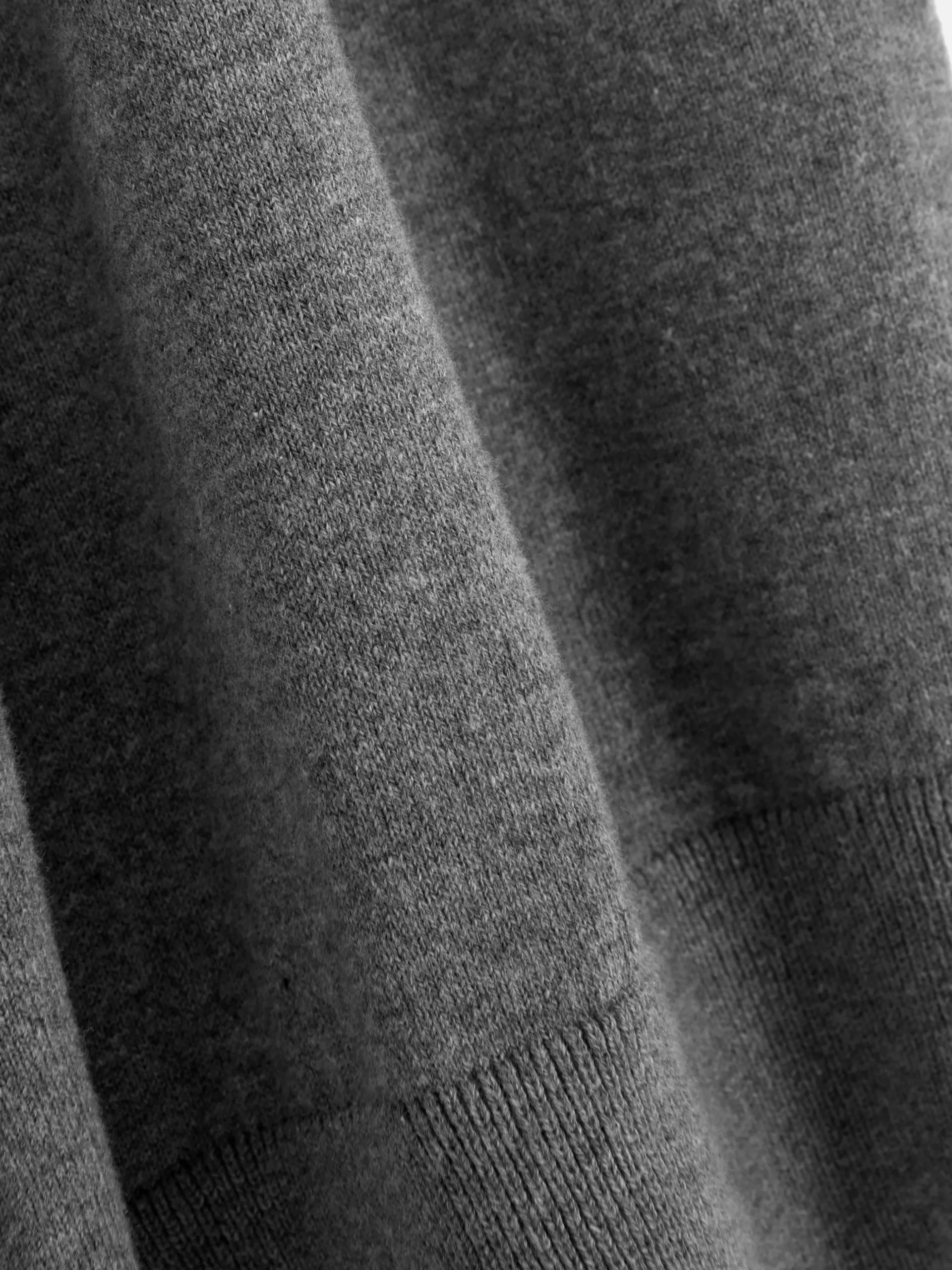 Jersey De Punto Con Media Cremallera