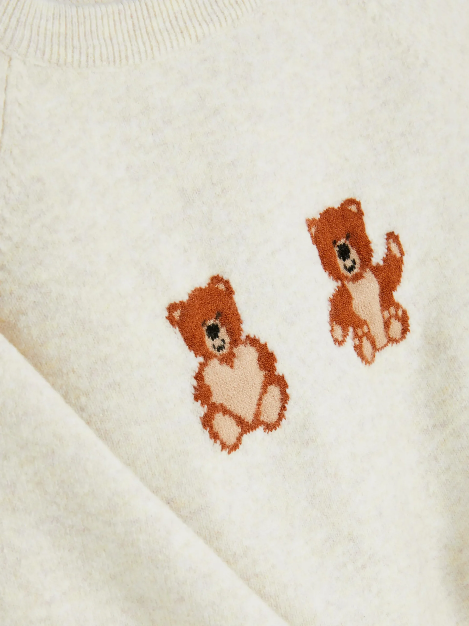 Jersey De Punto Con Osito