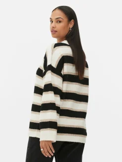 Jersey De Punto Con Puños Ajustados