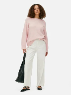 Jersey De Punto Con Puños Ajustados