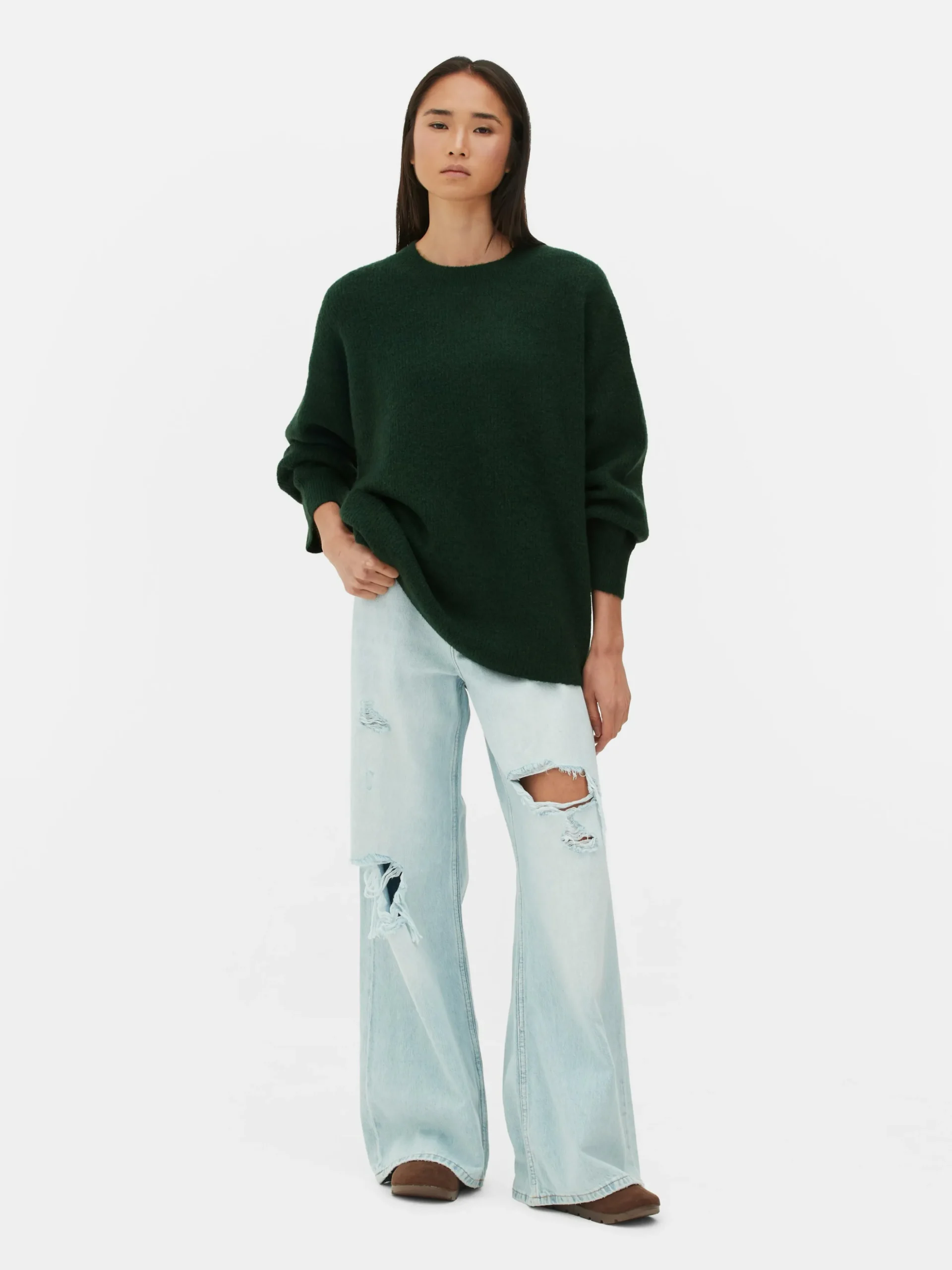 Jersey De Punto Con Puños Ajustados