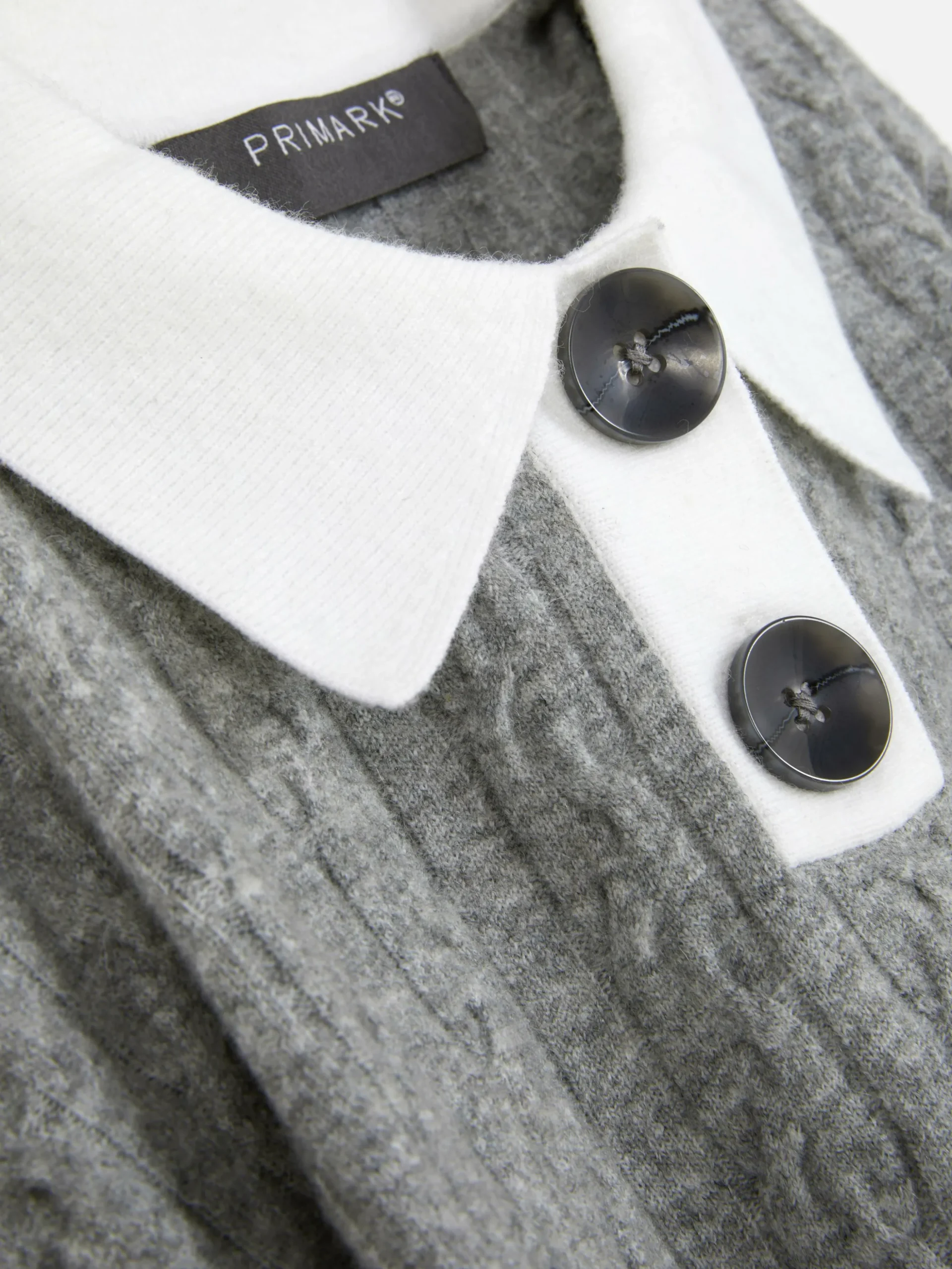 Jersey De Punto De Ochos Con Cuello