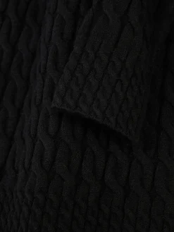 Jersey De Punto De Ochos De Cuello Alto