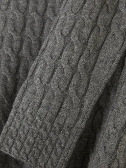 Jersey De Punto De Ochos De Cuello Alto