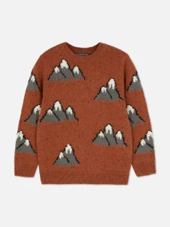 Jersey De Punto Estilo Montañero