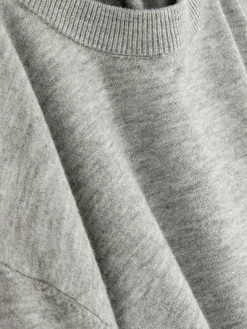 Jersey De Punto Fino Y Cuello Redondo