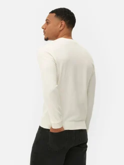 Jersey De Punto Fino Y Cuello Redondo