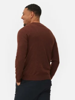 Jersey De Punto Fino Y Cuello Redondo