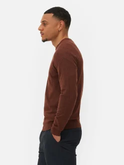 Jersey De Punto Fino Y Cuello Redondo