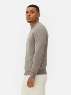 Jersey De Punto Fino Y Cuello Redondo