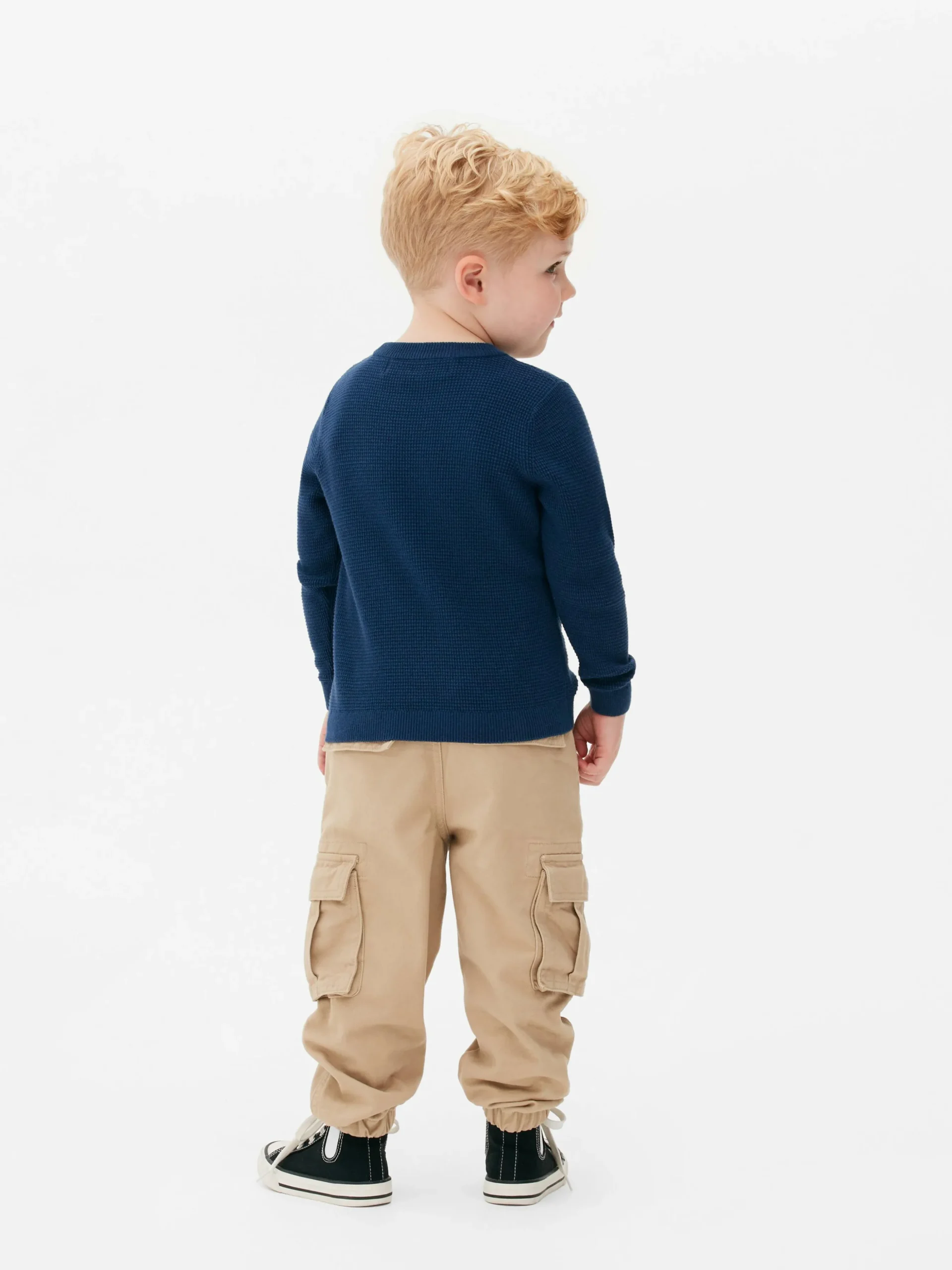 Jersey De Punto Gofrado Para Niños Pequeños