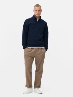 Jersey Polar Con Media Cremallera