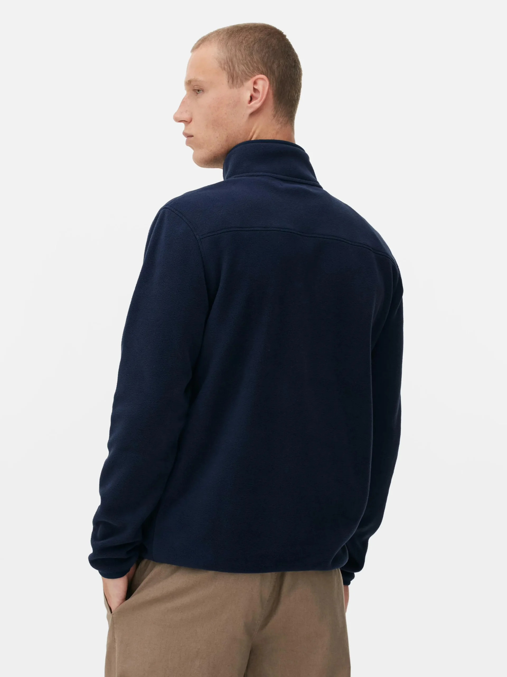 Jersey Polar Con Media Cremallera