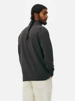 Jersey Polar Con Media Cremallera