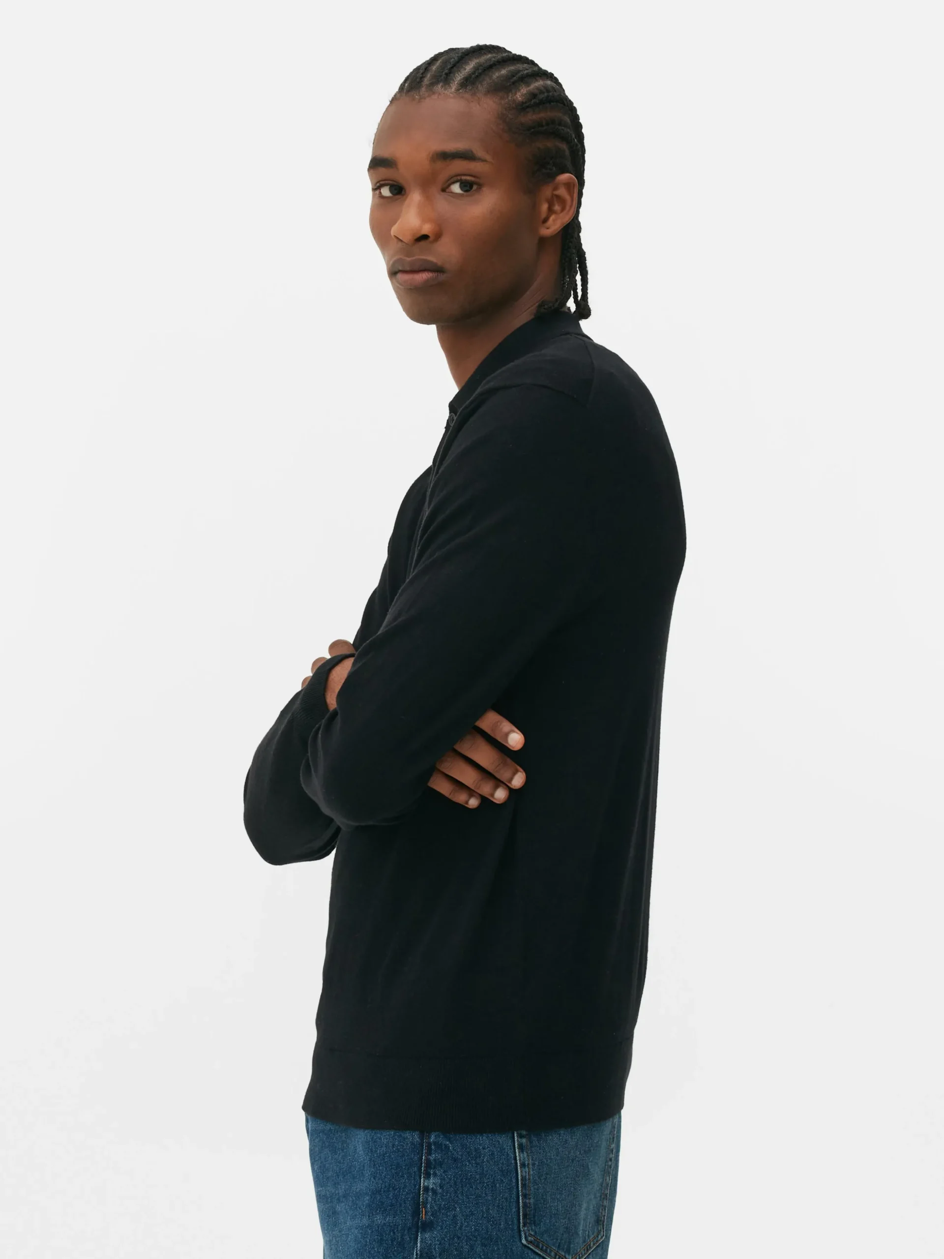 Jersey Tipo Polo De Manga Larga