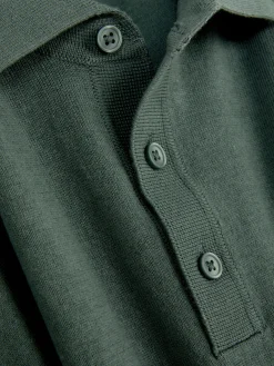 Jersey Tipo Polo De Manga Larga