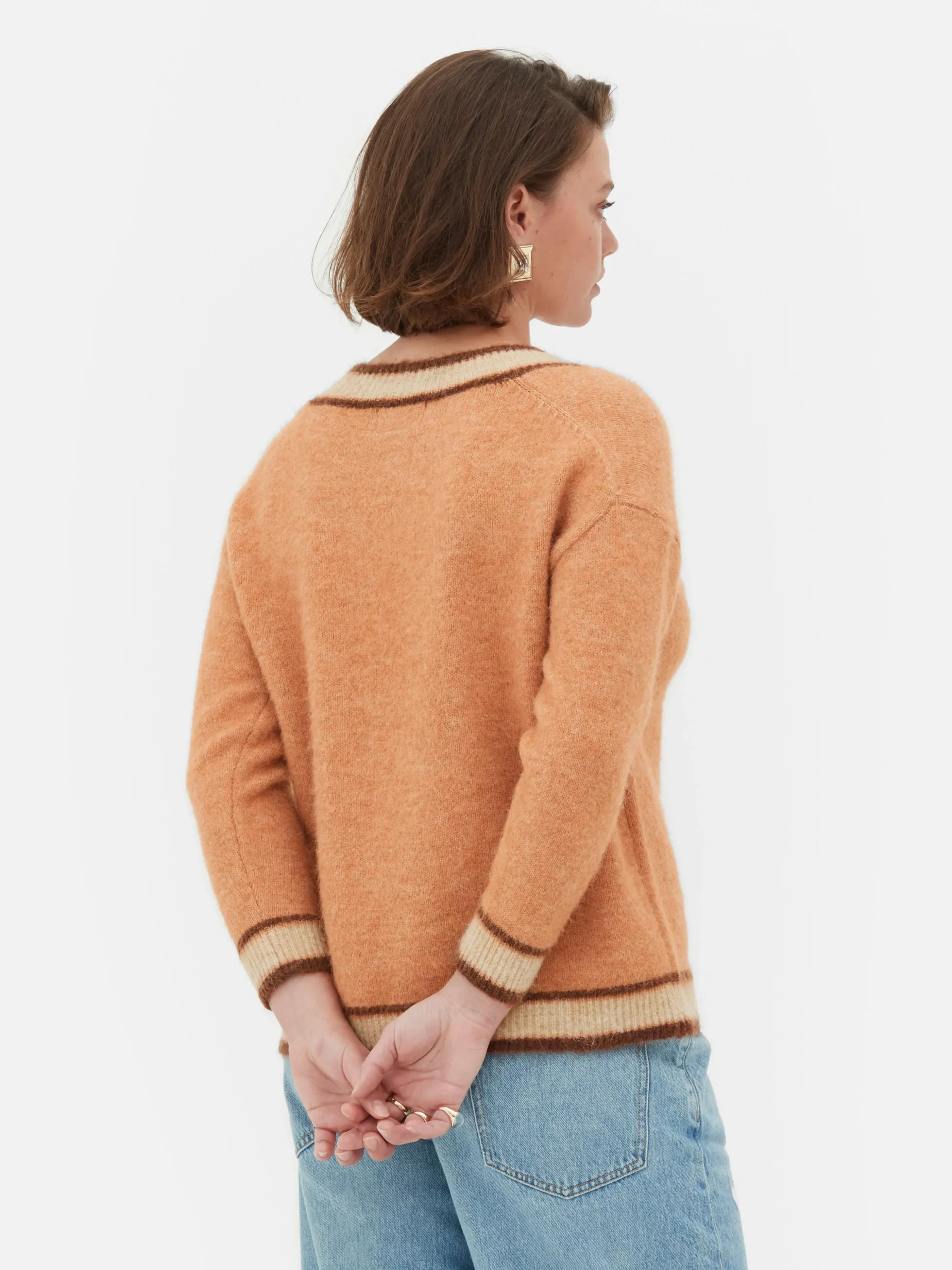 Jersey Vintage Con Cuello De Pico De Rita Ora