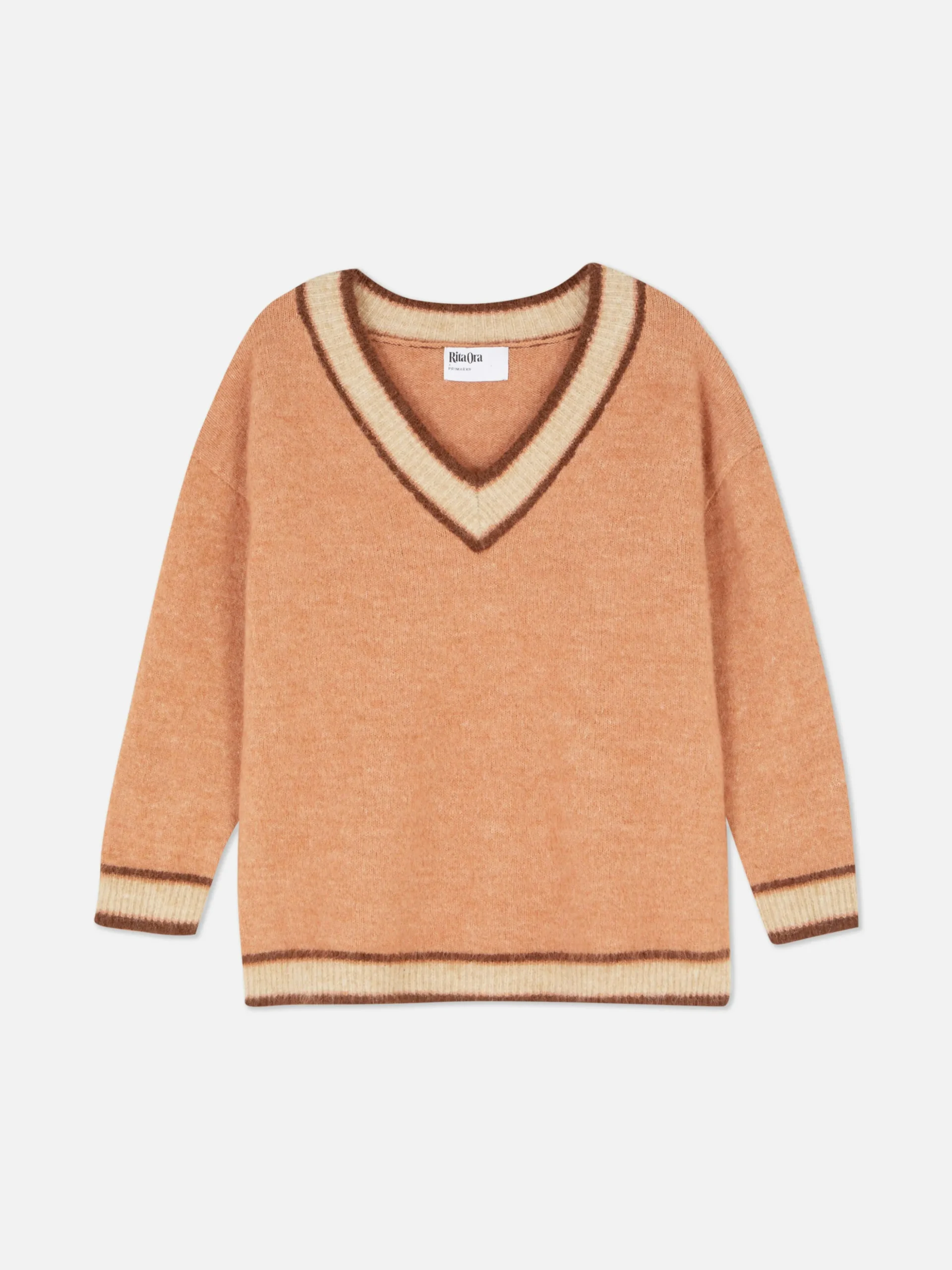 Jersey Vintage Con Cuello De Pico De Rita Ora