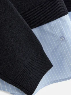 Jersey Y Camisa De Punto Con Eslogan Dos En Uno