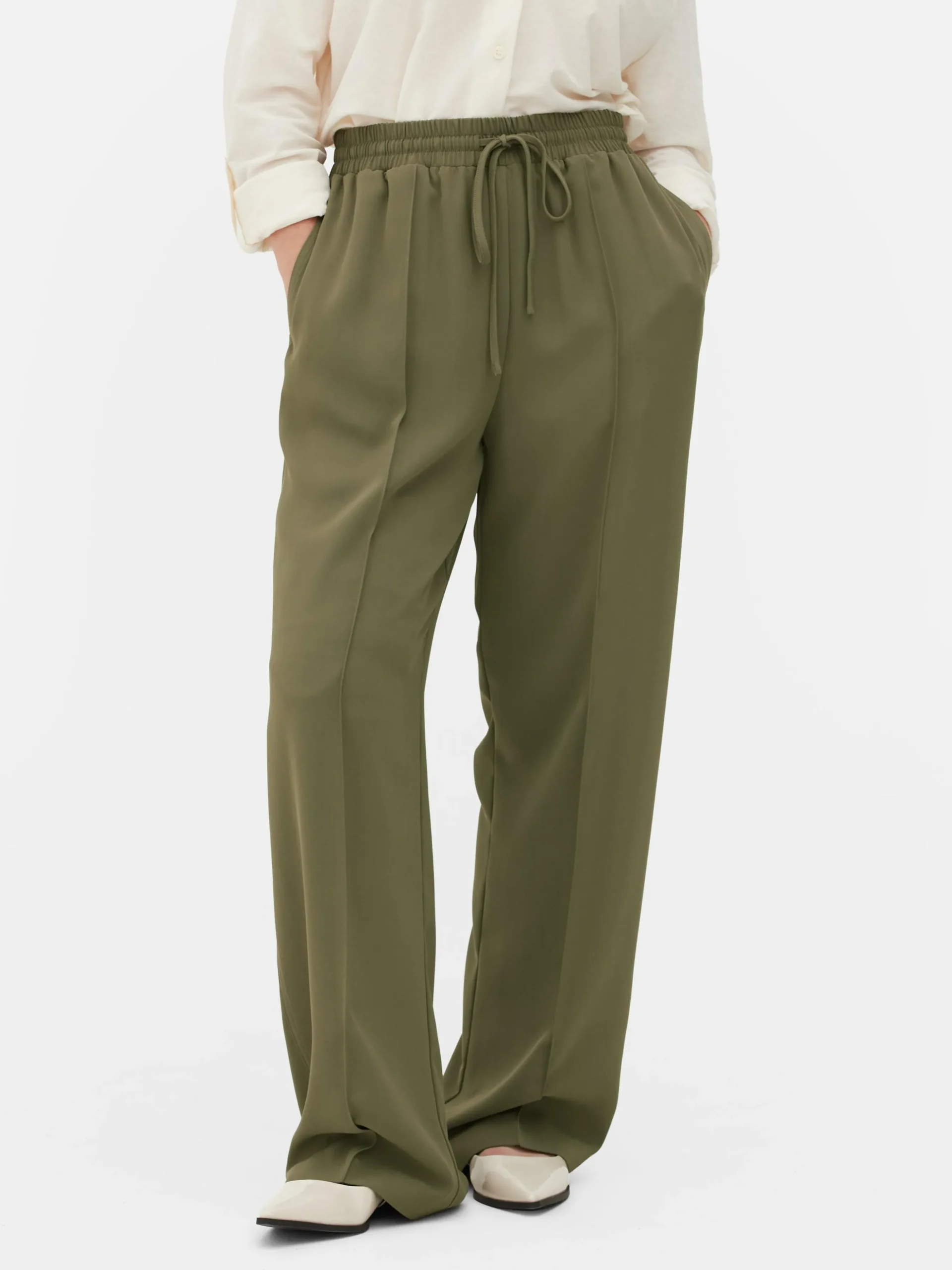 Joggers Básicos De Pernera Ancha