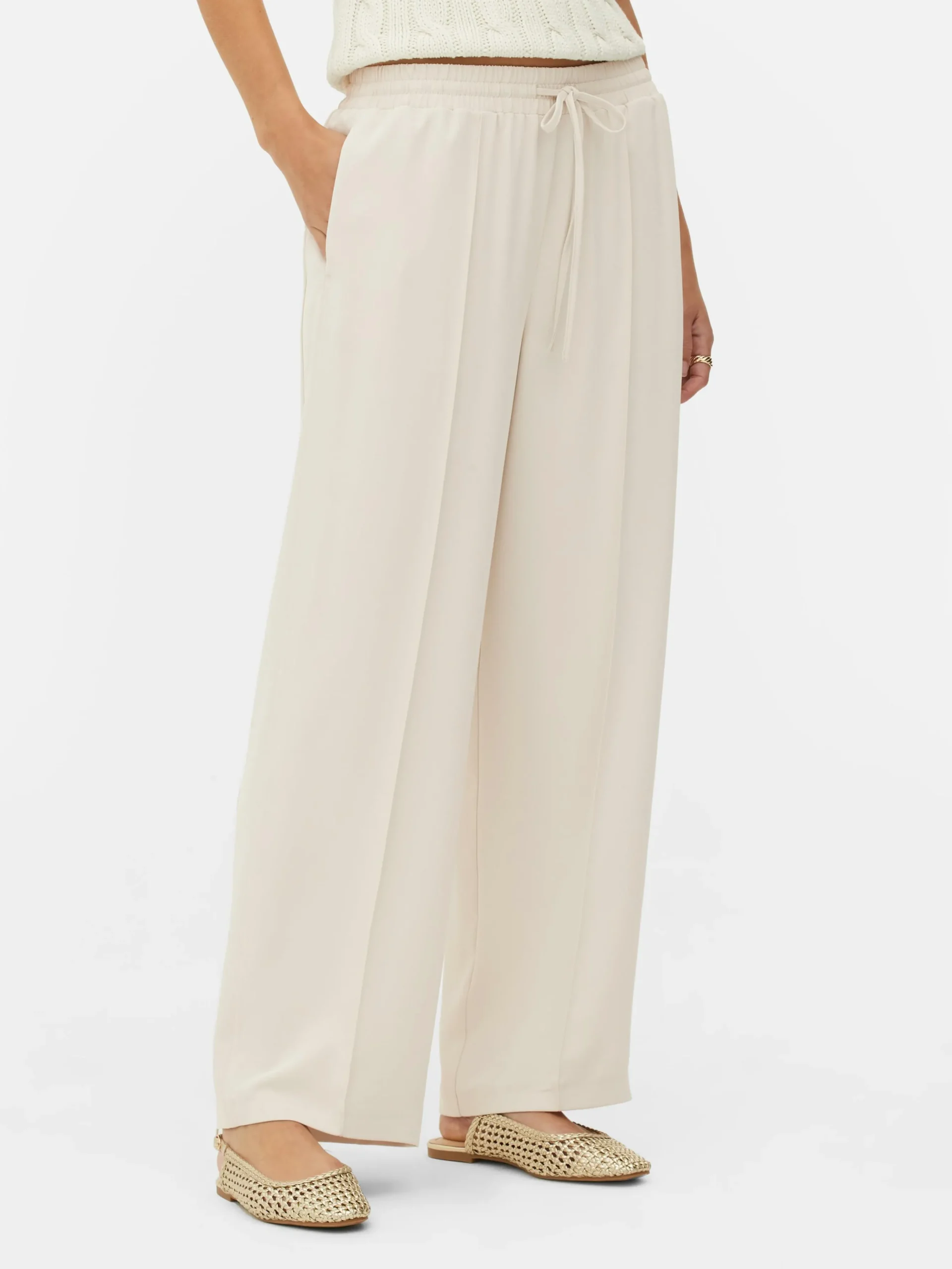 Joggers Básicos De Pernera Ancha