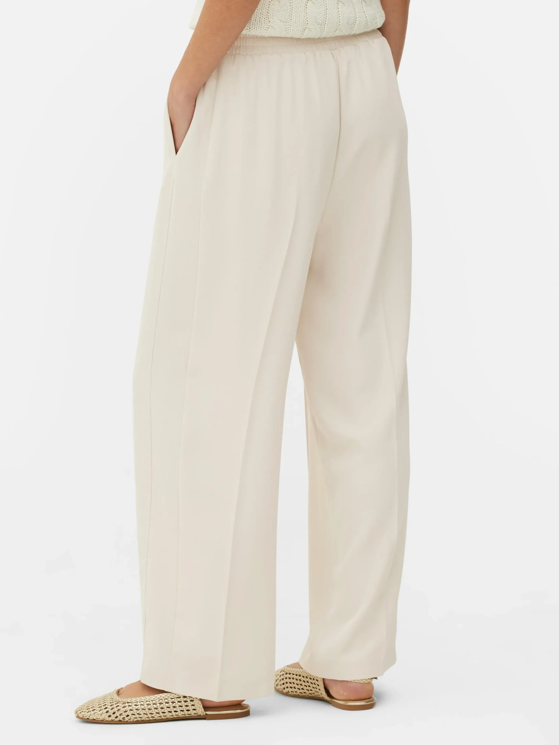 Joggers Básicos De Pernera Ancha