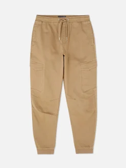 Joggers Cargo Elásticos De Corte Holgado