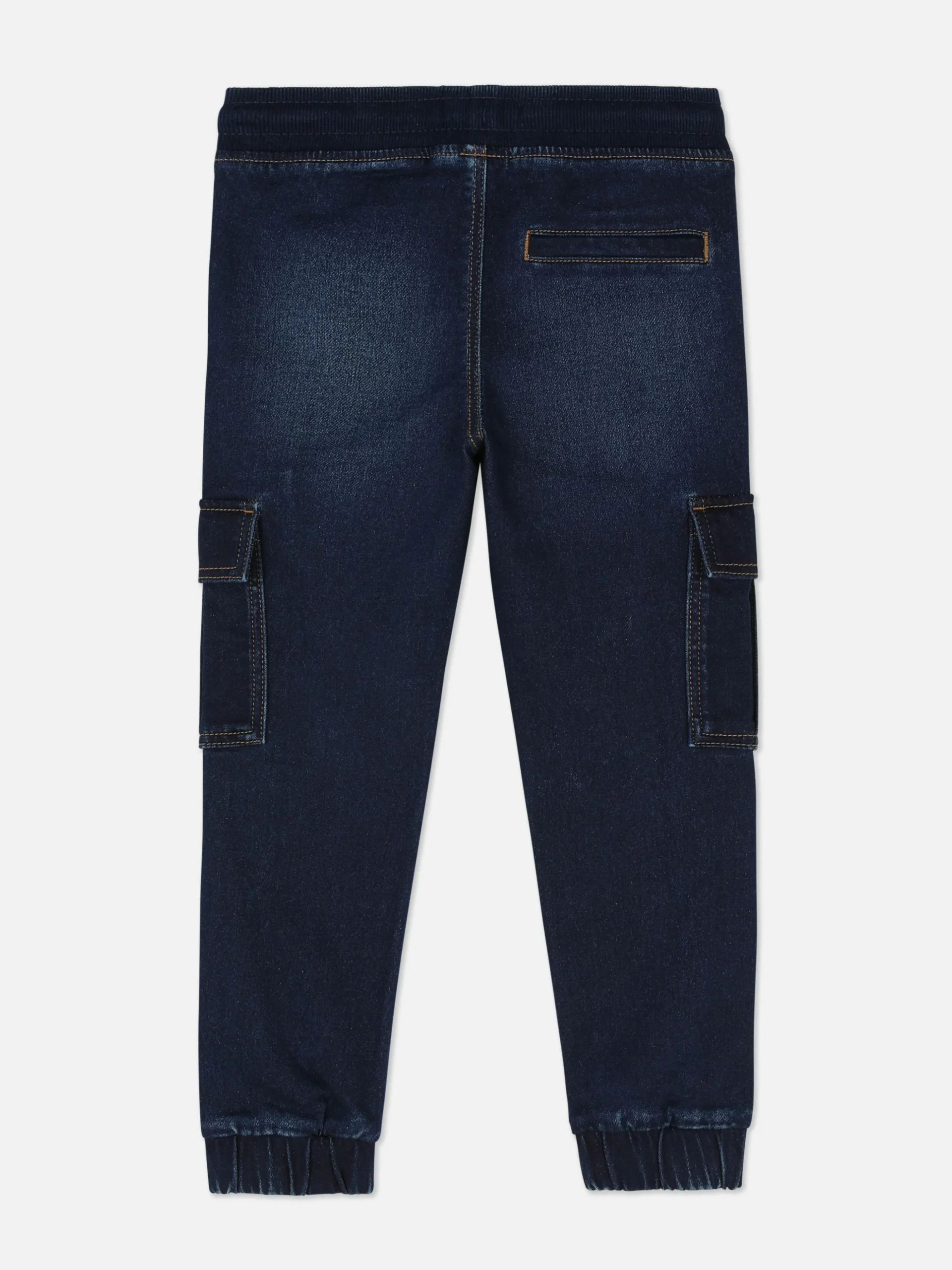 Joggers Cargo En Tejido Vaquero