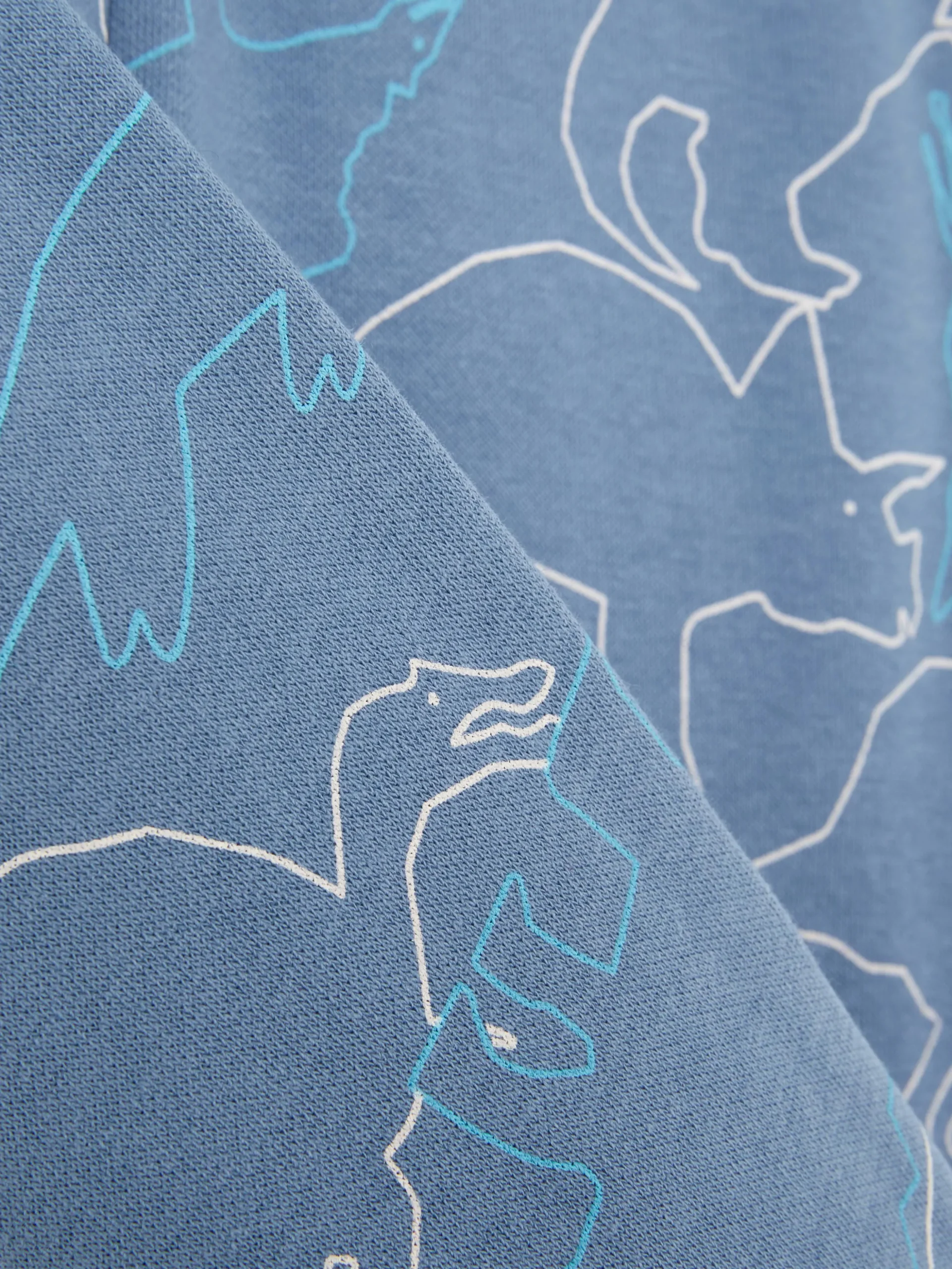 Joggers Con Cordón De Ajuste Y Estampado Gráfico