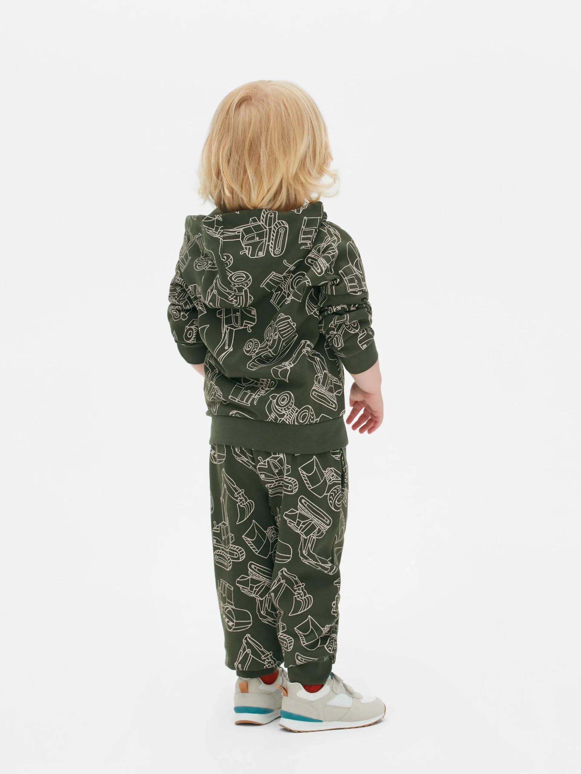 Joggers Con Cordón De Ajuste Y Estampado Gráfico