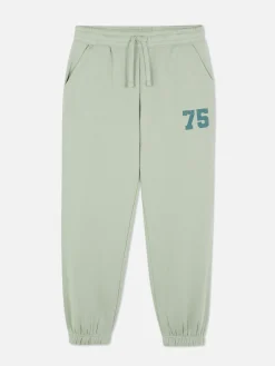 Joggers Con Cordón De Ajuste Y Estampado Gráfico