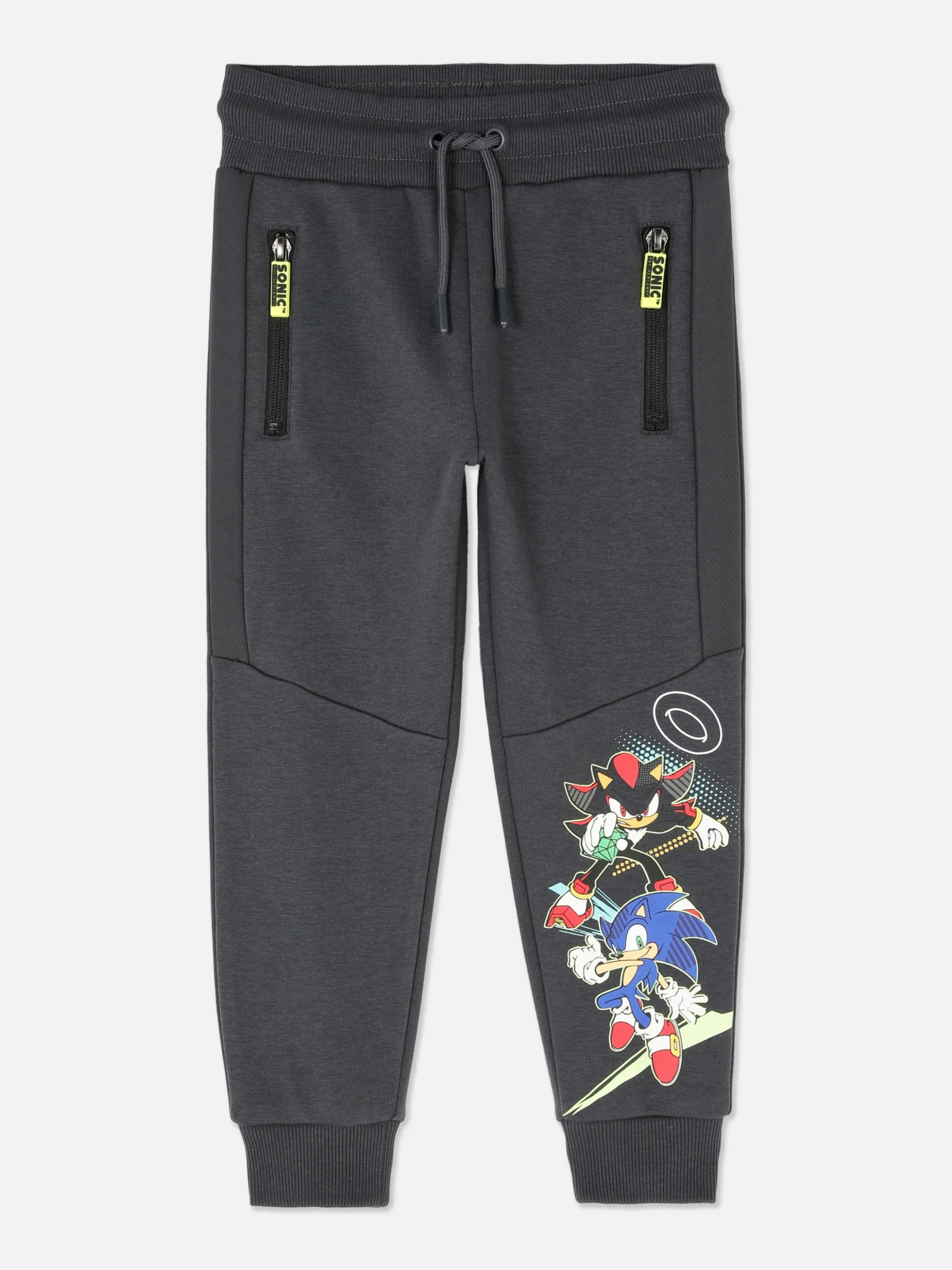 Joggers Con Estampado Gráfico De Sonic, El Erizo