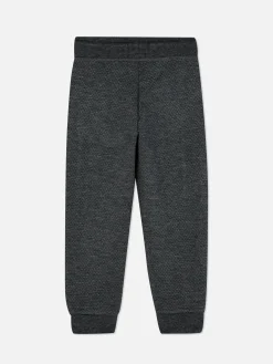 Joggers Con Textura Y Diseño Geométrico