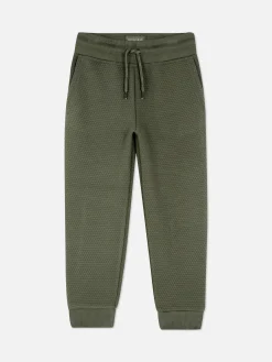Joggers Con Textura Y Diseño Geométrico