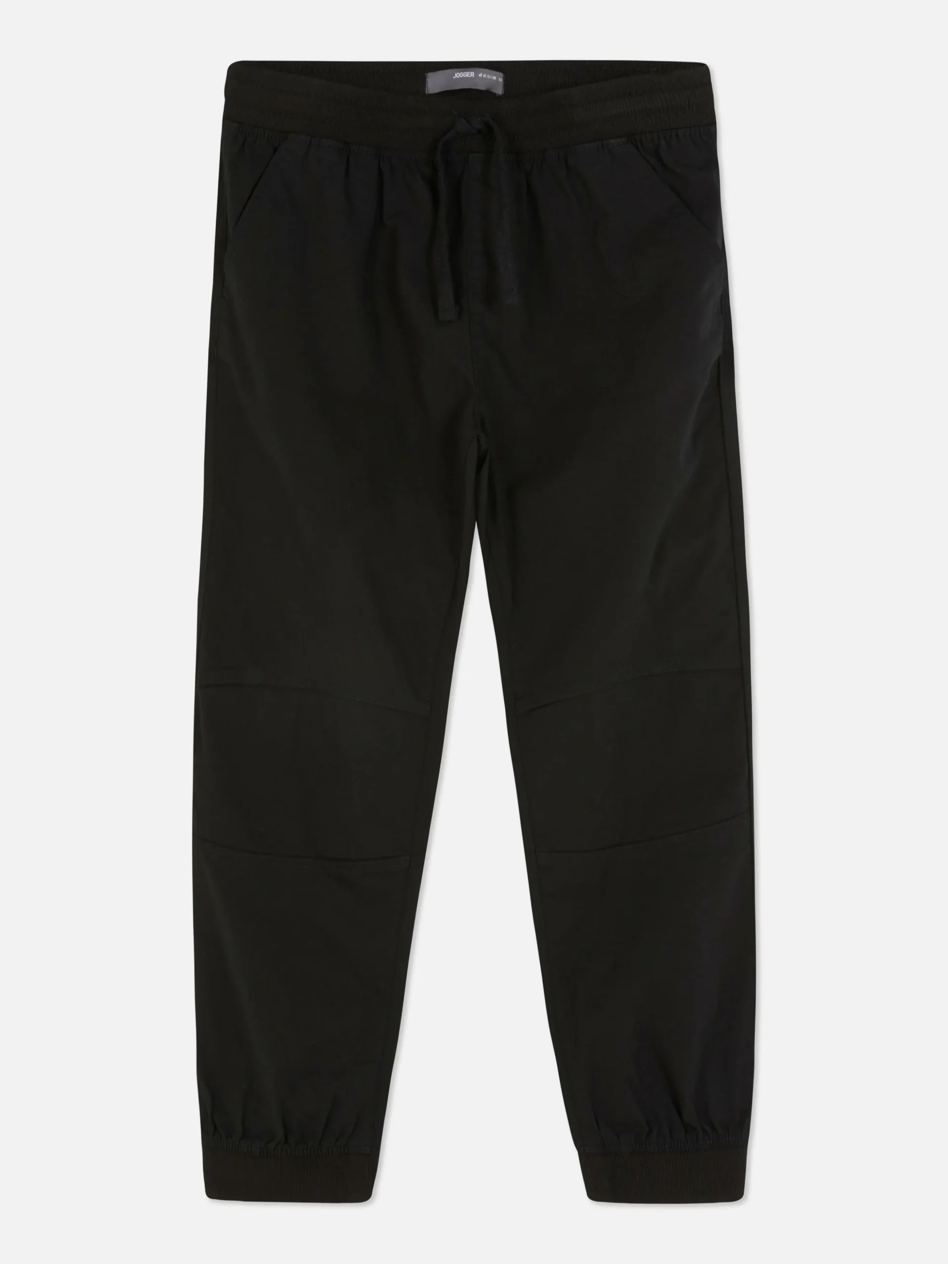 Joggers De Popelina Con Bajos Ajustados