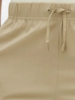Joggers De Popelina Con Pernera Cónica
