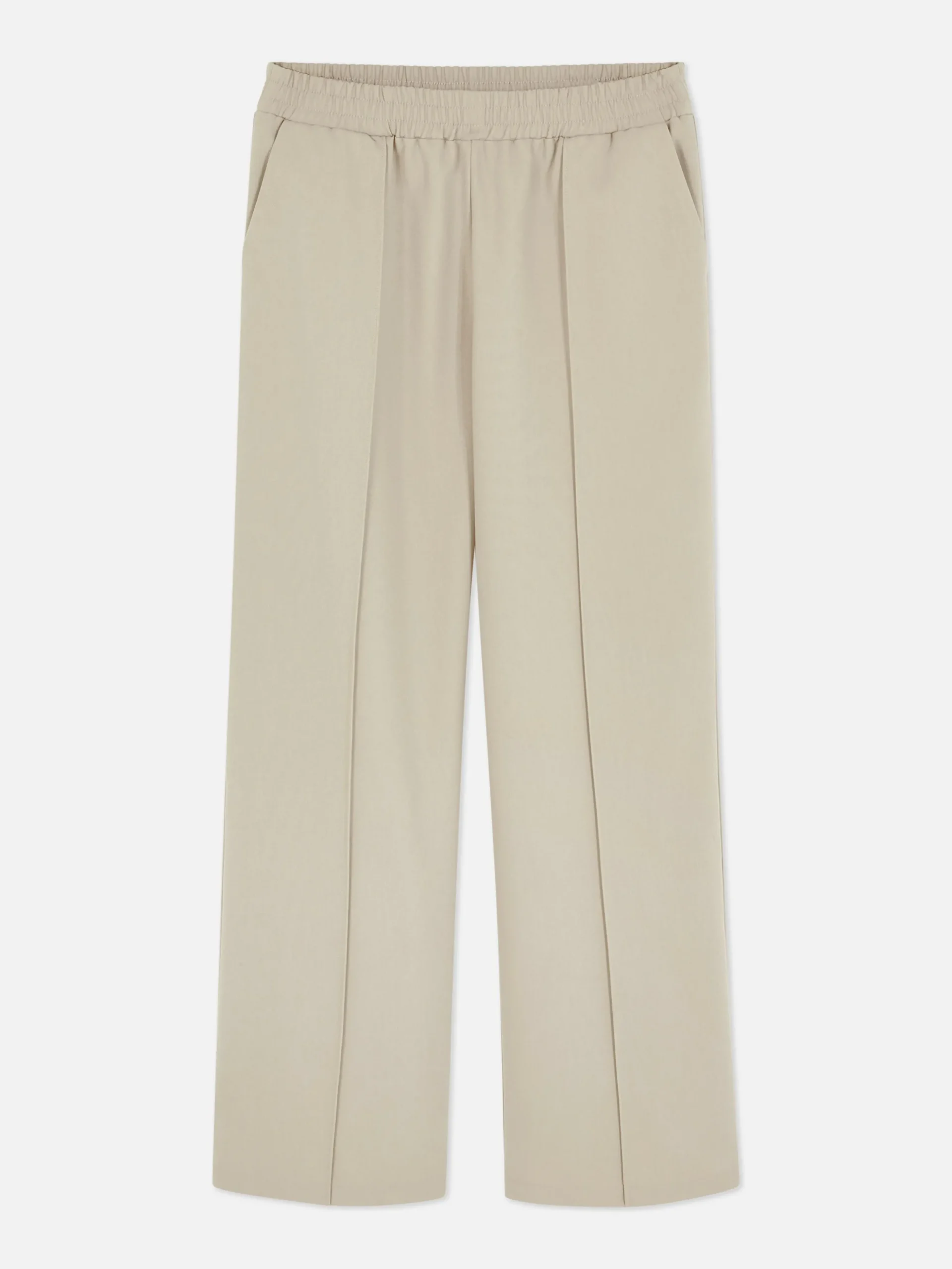 Joggers De Punto Con Costuras Decorativas