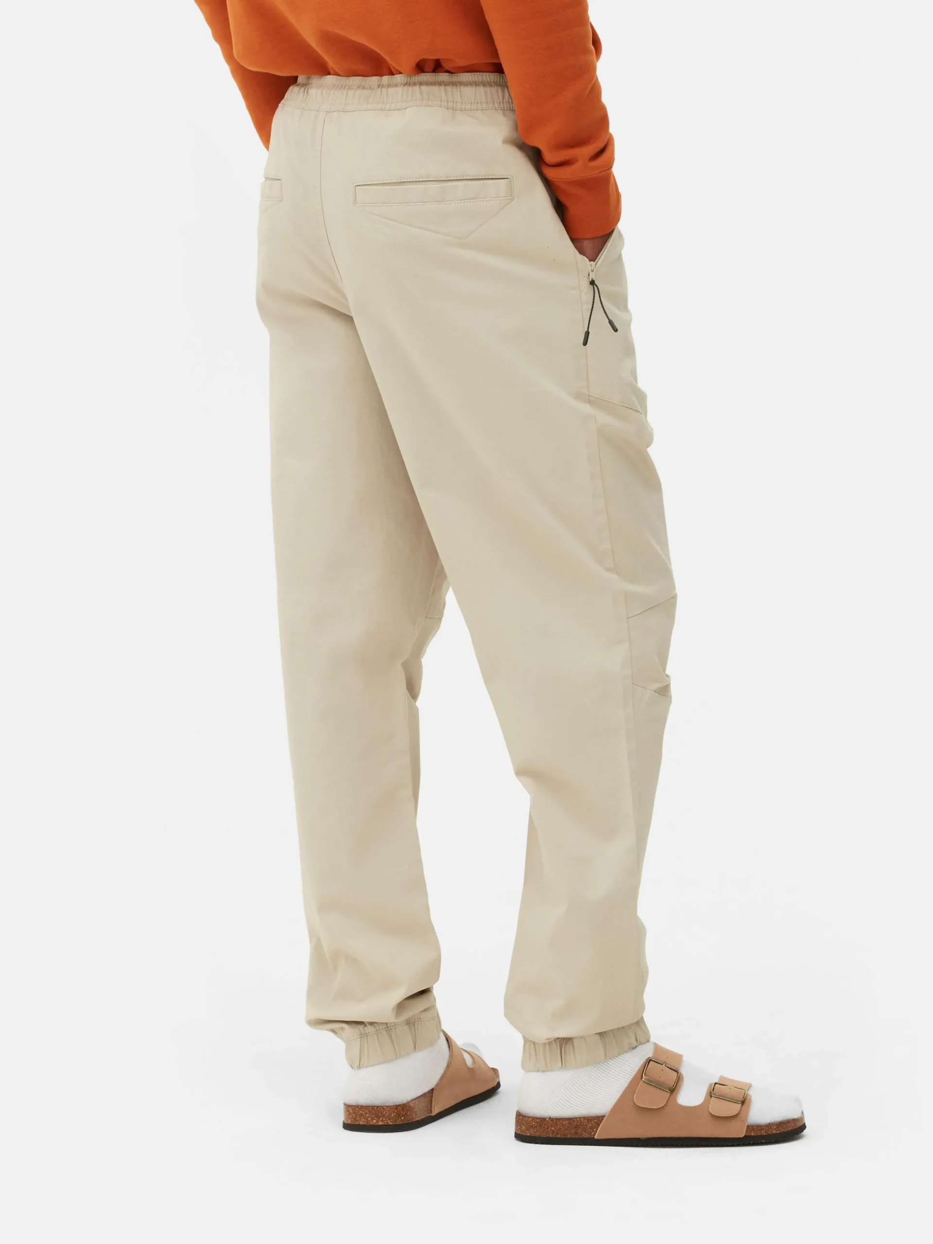 Joggers Elásticos De Corte Holgado