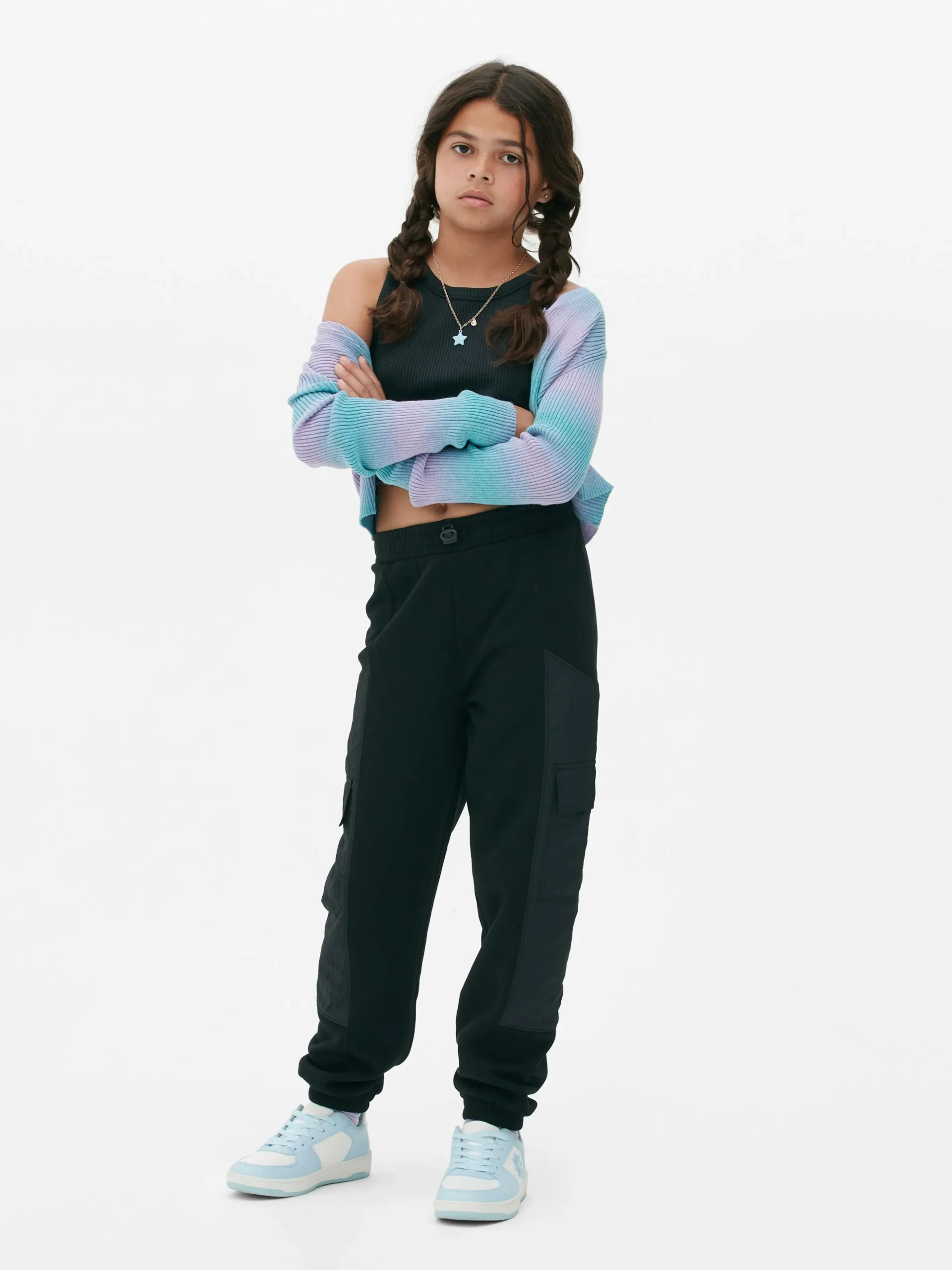 Joggers Estilo Cargo Con Bajos Ajustados