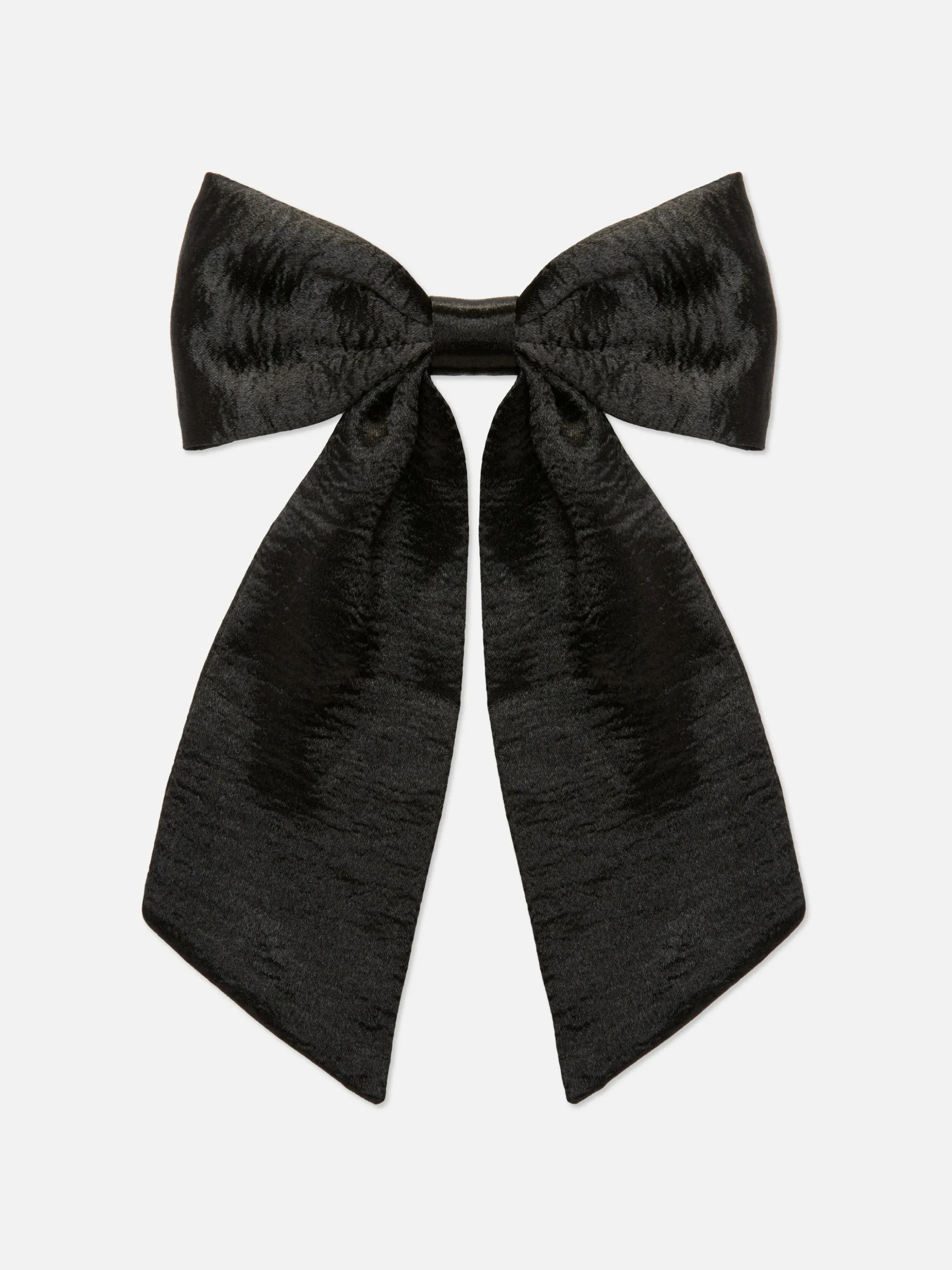 Lazo De Satén Para El Pelo Con Efecto Arrugado