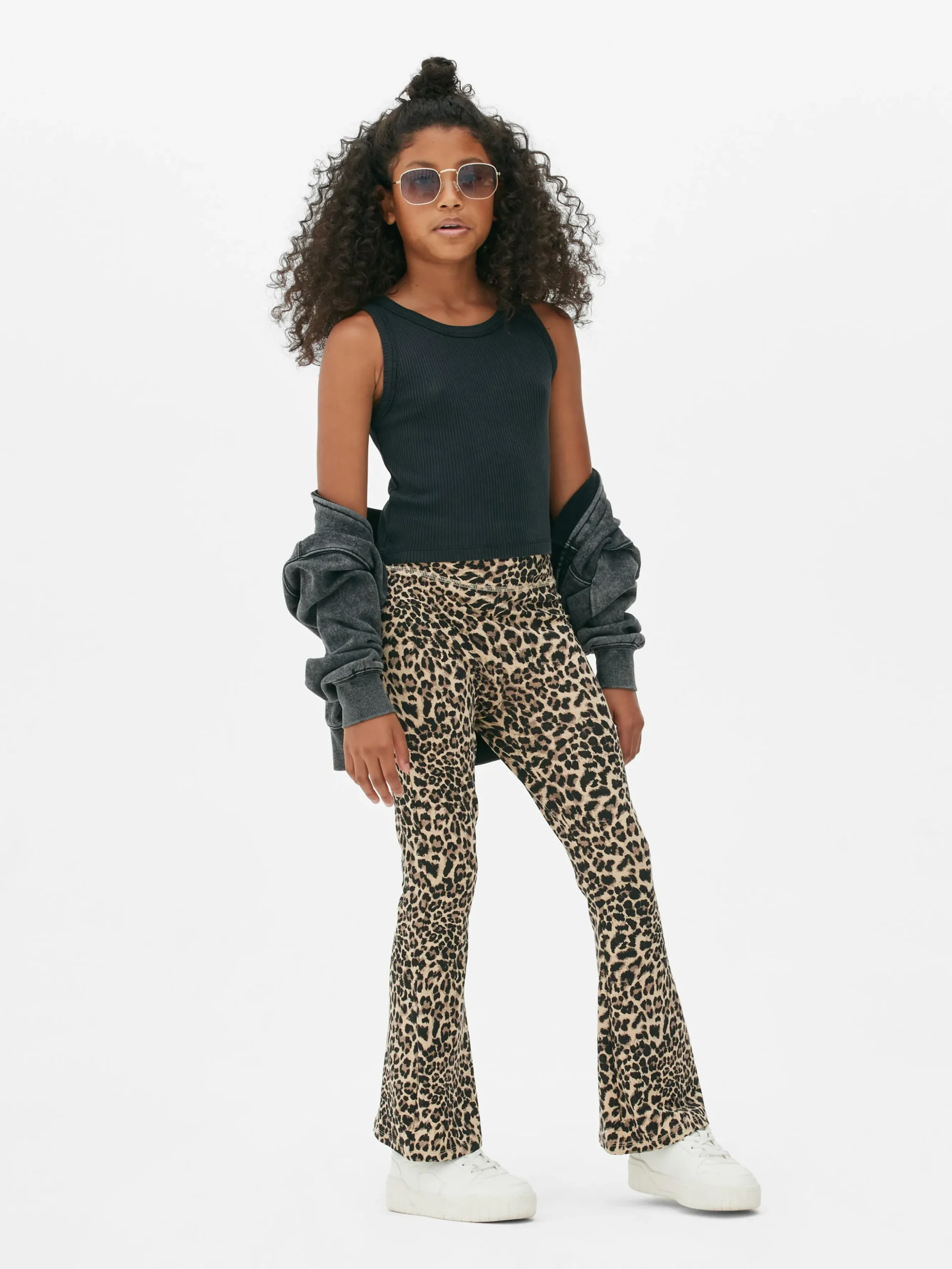Leggings Acampanados De Leopardo