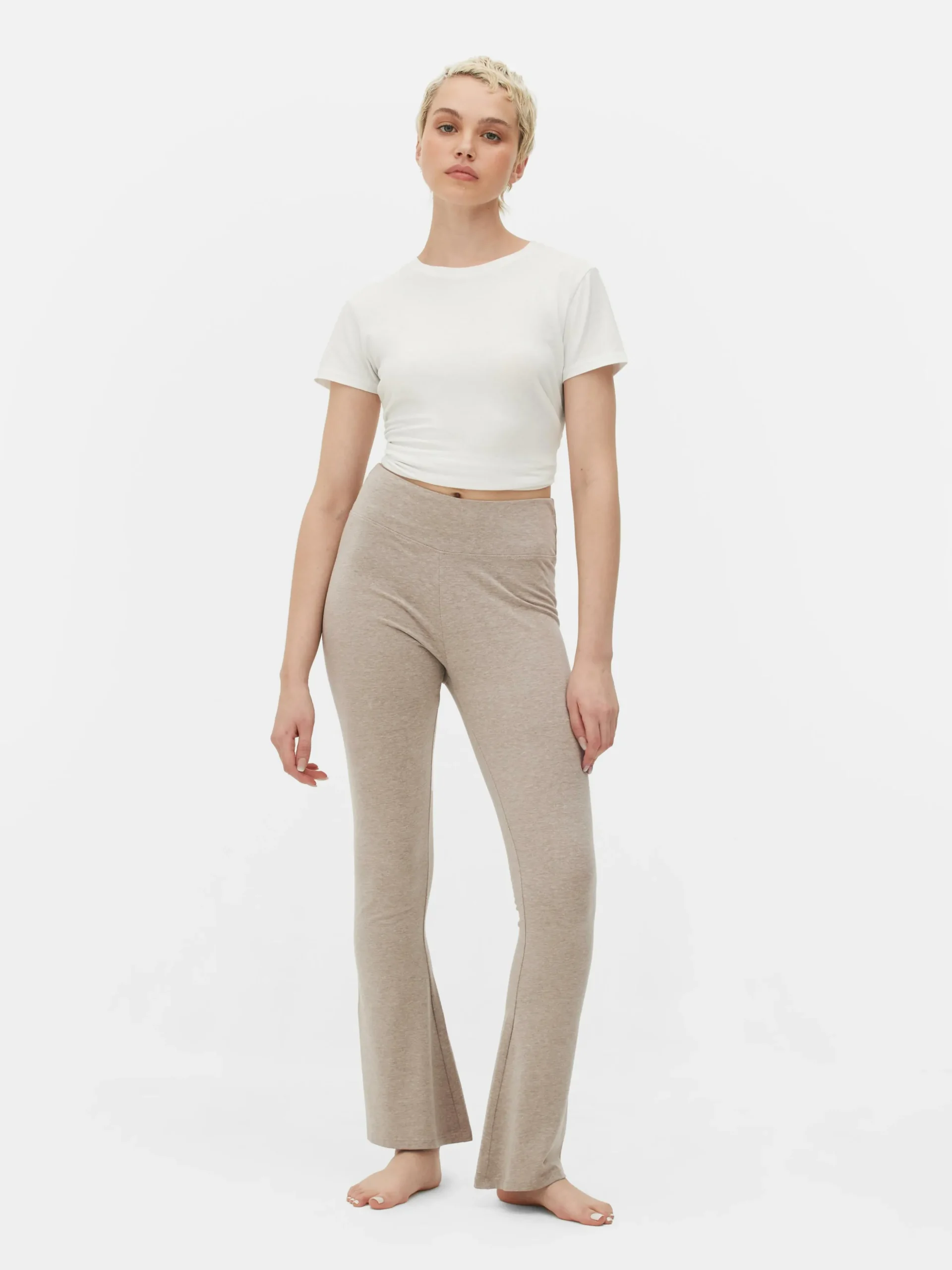 Leggings Acampanados De Talle Alto