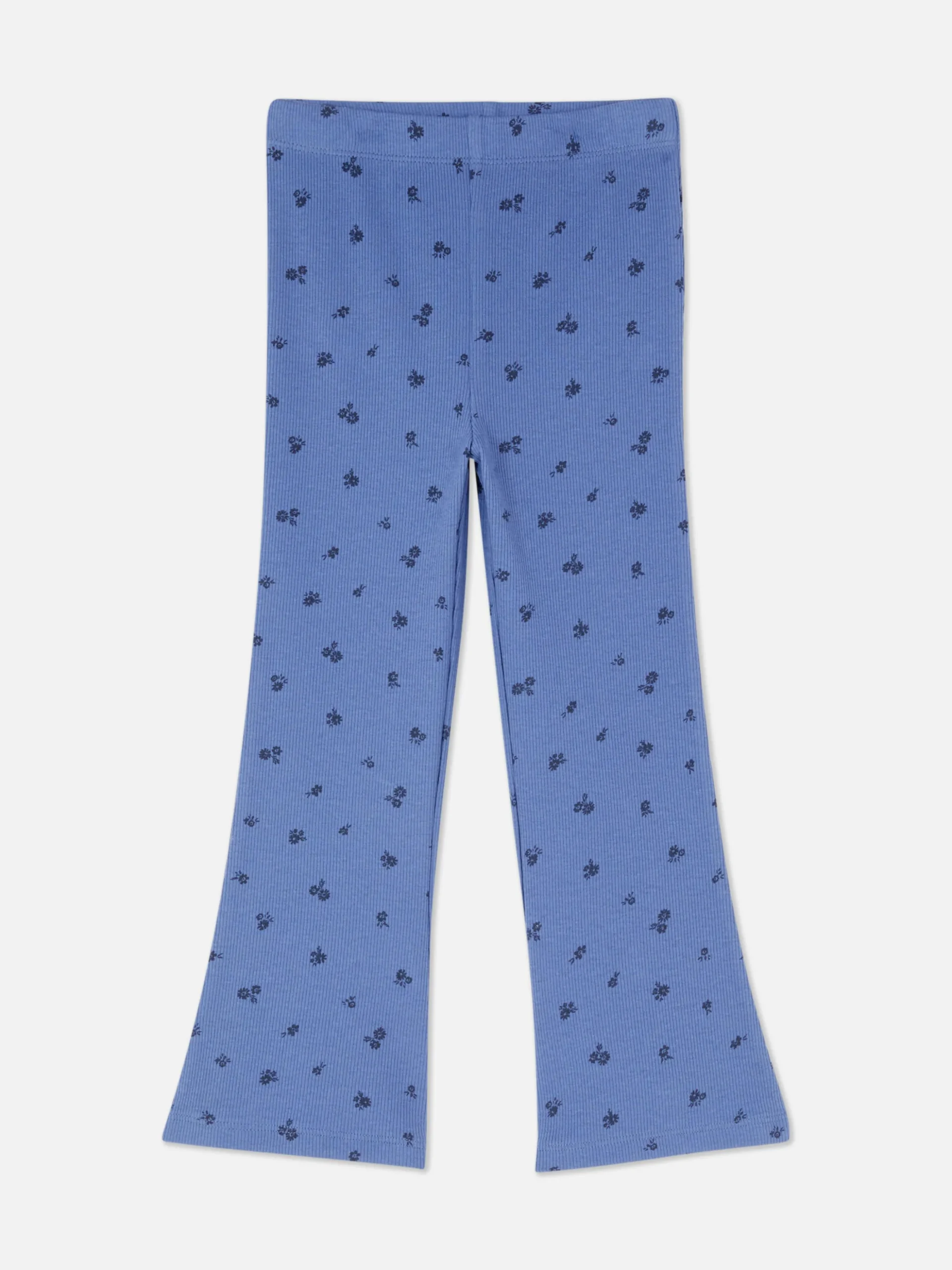 Leggings Acanalados De Campana